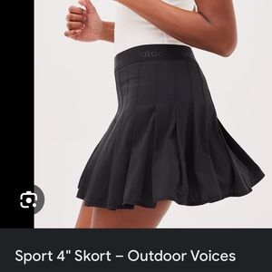 Brand new Outdoor Voices Sport 4” Skort